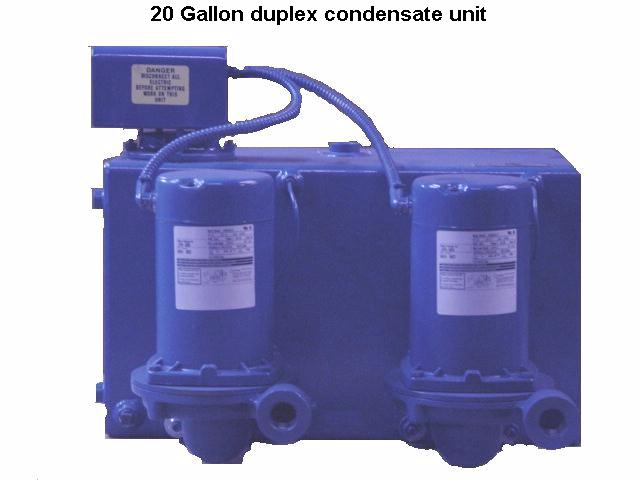 Airflow Pump 20 Gallon Boiler Feed Units