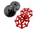 Aluminum and Black Plastic Handles