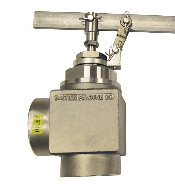 Gadren Stainless Steel Angle Lever Float Valve Hot Water AHLS-SS "Valve Only"
