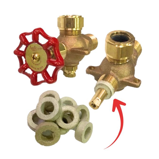 Valve Stem Packing for Conbraco Water Gauges