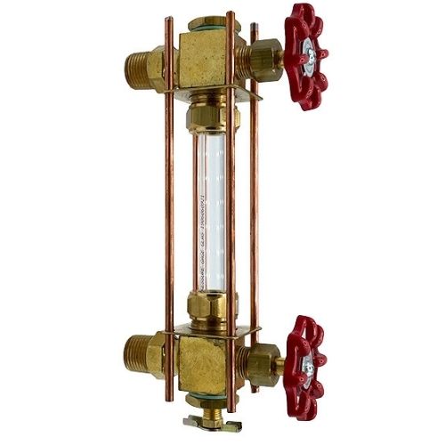 WG9-300 & WG9-350 Series Square Pattern Brass Water Gauges