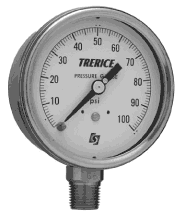 Trerice Pressure Gauges No. 700 Series