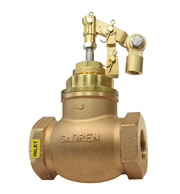 Gadren Bronze Globe Float Valve Hot Water - GHF-V Valve Only