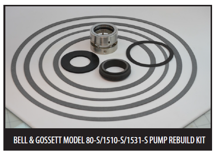 Bell & Gossett Rebuild Kits for Models 80-S, 1531-S & 1510-S