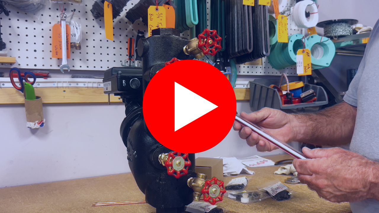 How to properly install liquid level gauge glass