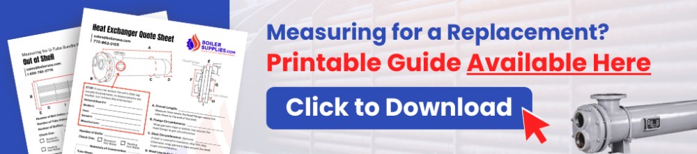 Boiler Supplies’ printable instructions on how to measure for a new heat exchanger.